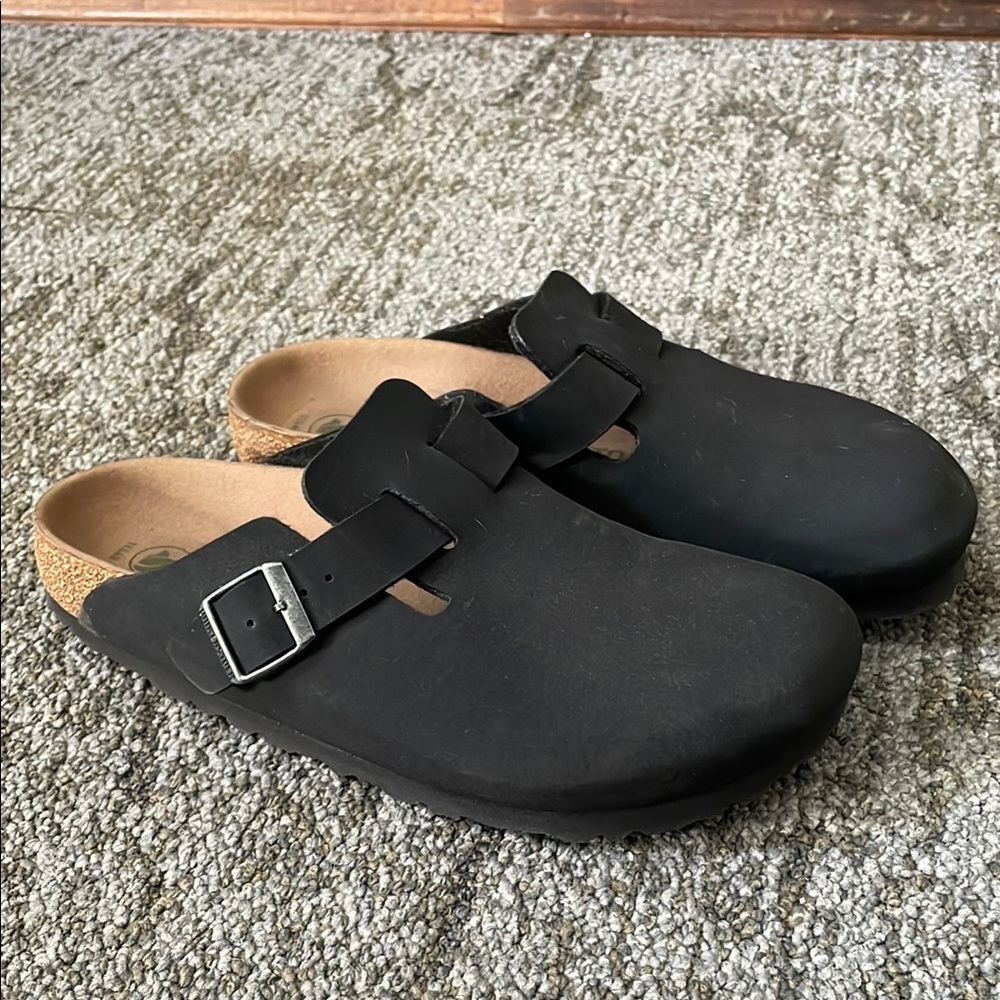New Vegan Black Birkenstock Clogs